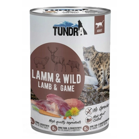 Tundra Cat Jagnięcina i dziczyzna 400g